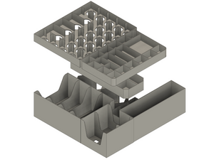 Feldherr Organizer Insert para Frostpunk: El juego de mesa - caja del juego principal