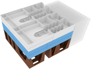 Feldherr Organizer Insert Insert for Frosthaven - core game box