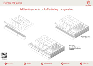 Feldherr Organizer Insert für Lords of Waterdeep - Grundspielbox