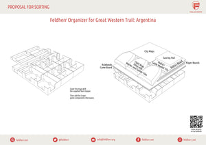 Feldherr Organizer Insert für Great Western Trail Second Edition + Erweiterung / Argentinien