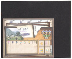 Feldherr Organizer Insert + Schaumstoff-Set für Expeditions + Erweiterung - Grundspielbox