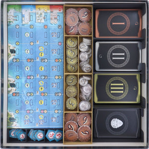 Feldherr Organizer Insert für 7 Wonders: Grundspiel + 4 Erweiterungen - Grundspielbox
