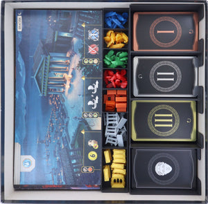Feldherr Organizer Insert für 7 Wonders: Grundspiel + 4 Erweiterungen - Grundspielbox