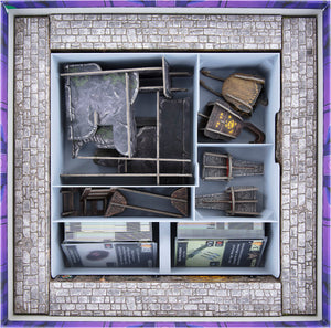 Feldherr foam set + Premium Organizer Insert for Descent: Legends of the Dark - The Betrayer’s War - board game box