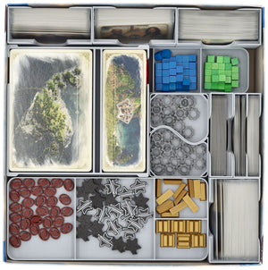 Feldherr Organizer Insert mit Token Upgrade Set für Anno 1800 + Die Erweiterung - Grundspielbox