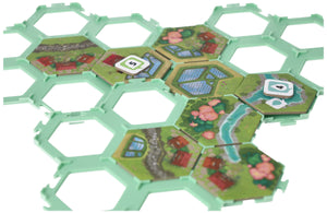 Feldherr Organizer Insert incl. soportes para fichas para Dorfromantik: Sakura - caja de juego de mesa