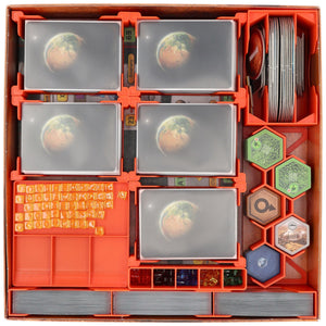 Feldherr Organizer Insert für Terraforming Mars + Erweiterungen - Grundspielbox