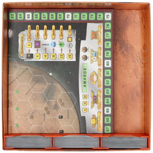 Feldherr Organizer Insert für Terraforming Mars + Erweiterungen - Grundspielbox