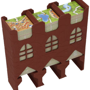 Feldherr Tour à tuiles pour tuiles carrées 45 x 45 mm - 3 compartiments