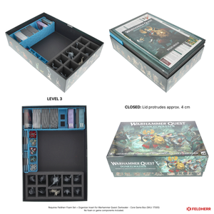 Feldherr Organizer Premium Upgrade Set for Warhammer Quest: Darkwater - Core Game Box
