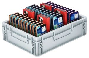 Contenitore per smartphone per le scuole - Organizzazione e sicurezza per un massimo di 34 dispositivi di grandi dimensioni