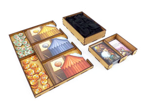 Brettspiel Organizer Insert für Die Quacksalber von Quedlinburg und Erweiterung Die Kräuterhexen