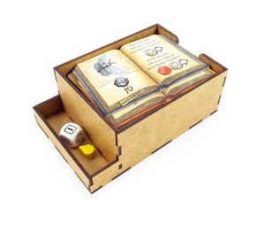 Brettspiel Organizer Insert für Die Quacksalber von Quedlinburg und Erweiterung Die Kräuterhexen