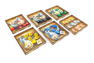 Brettspiel Organizer Insert für Die Quacksalber von Quedlinburg und Erweiterung Die Kräuterhexen