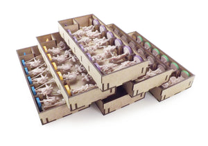 Boardgame Organizer Insert for Blood Rage and Mystics of Midgard, Gods of Asgard, 5 Players and all Kickstarter Exclusives