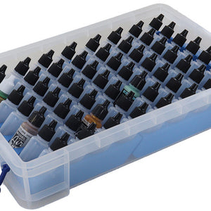 Feldherr estante de pintura para 4L Really Useful Box - 56 Botellas de Pintura