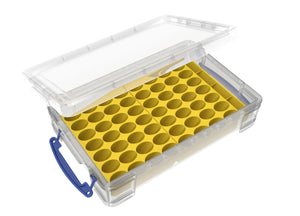 Feldherr estante de pintura para 4L Really Useful Box - 56 Botellas de Pintura