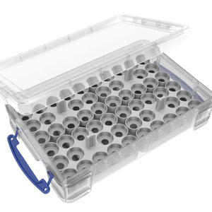 Feldherr Farbhalter + Token-Trays für 4l Really Useful Boxes - 56 Citadel Farbtöpfchen (12 ml) + Spielmaterial