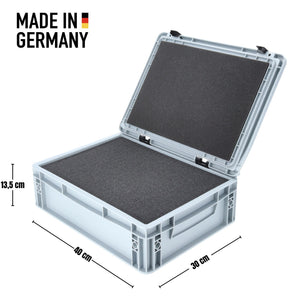 ED 43/12 HG Eurocontainer Case / Euro Box 400 x 300 x 135 mm inclusive Pick and Pluck foam