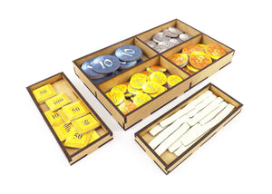 Brettspiel Organizer Insert für Isle of Skye: Vom Häuptling zum König + Erweiterungen Wanderer und Druiden