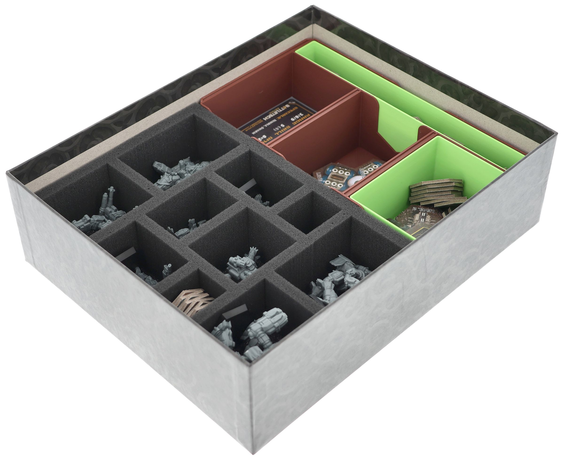 Battle Insert Feldherr Schaumstoff-Set + Organizer Insert für BattleTech: Gothic - B