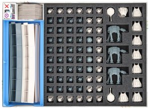 Set di schiuma Feldherr con organizer per Star Wars: Battle of Hoth - scatola del gioco base