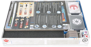 Set di schiuma Feldherr con organizer per Star Wars: Battle of Hoth - scatola del gioco base
