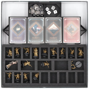 Feldherr Schaumstoff-Set mit Organizer Insert für The Hobbit: Hunt For The Arkenstone - Grundspielbox
