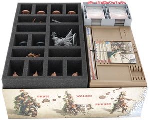 Feldherr Schaumstoff-Set mit Organizer für Zombicide: White Death - Grundspielbox