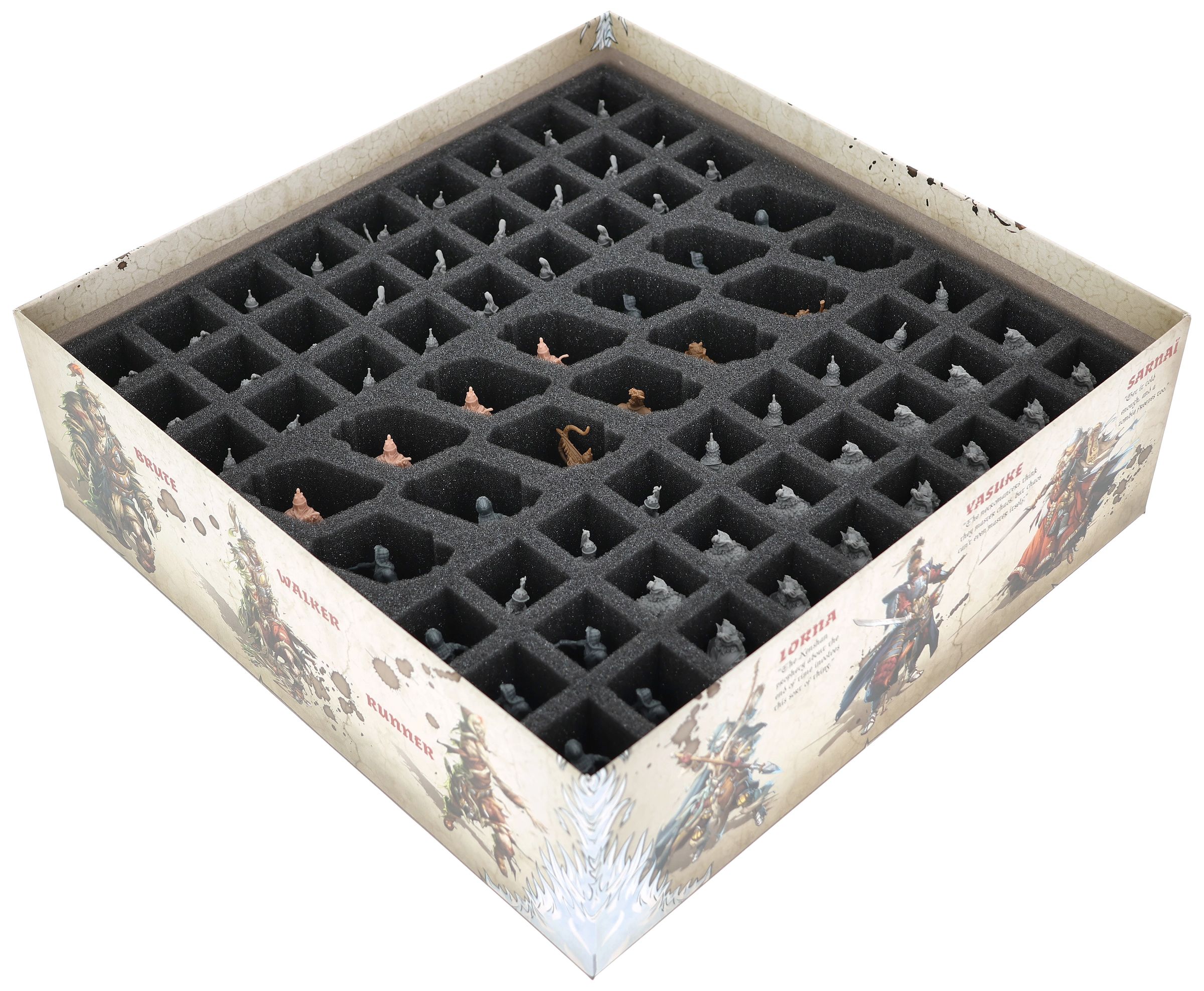 zombicide aufbewahrung Feldherr foam set with Organizer for Zombicide: White Death
