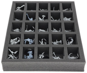 FS050A135 Feldherr Schaumstoffeinlage für Warcrow - 25 Fächer