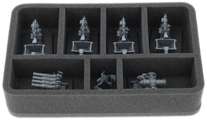 HS055A015 Feldherr Schaumstoffeinlage für Zwergen-Bergstädte - 7 Fächer