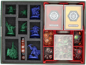 Feldherr Schaumstoff-Set + Organizer Insert für Warhammer Underworlds: Glutwacht - Grundspielbox