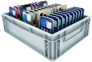 Contenitore per smartphone per le scuole - Organizzazione e sicurezza per un massimo di 34 dispositivi di grandi dimensioni