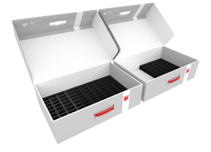 Transporter con 2 contenitori per più di 540 figure Zombicide e accessori