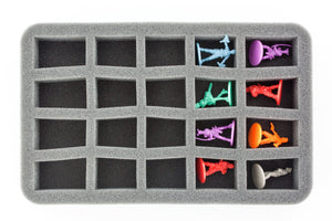 Transporter con 2 contenitori per più di 540 figure Zombicide e accessori