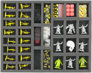Transporter con 2 contenitori per più di 540 figure Zombicide e accessori