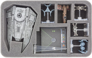Transporter con 2 contenitori per Star Wars X-Wing Empire e Rebels