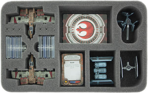 Transporter con 2 contenitori per Star Wars X-Wing Empire e Rebels