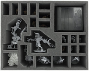 Transporter con 2 scatole di archiviazione XL per Zombicide Black Plague Kickstarter Knight Pledge