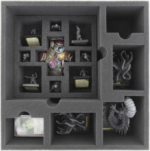 Transporter pour Mansions of Madness 2e édition boîte à noyaux + extensions : Cauchemars récurrents, souvenirs supprimés, au-delà du seuil, rues d'Arkham