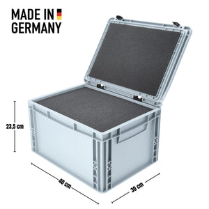 ED 43/22 HG Eurocontainer Case / Euro Box 400 x 300 x 235 mm inclusive Pick and Pluck foam