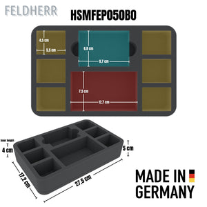 Feldherr Maxi Plus Borsa da trasporto con set di schiuma per Warhammer: Il Vecchio Mondo - Miniature dei Guerrieri del Caos (MAXPLUS93)
