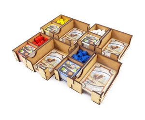 Brettspiel Organizer Insert für Great Western Trail und Erweiterung Rails to the North