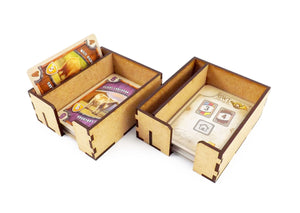 Brettspiel Organizer Insert für Great Western Trail und Erweiterung Rails to the North