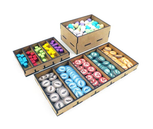 Brettspiel Organizer Insert für Flügelschlag und Europa-Erweiterung