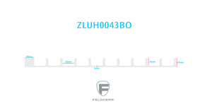 ZLUHO043BO 1005 x 715 x 43 mm Schaumstoffeinlage für Spur H0 - liegend - 10 Stege für Modelleisenbahn Loks, Wagons und Fahrzeuge