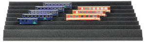 EUMEWEA02 Feldherr Zugliege - H0e Gauge - 7 compartments for model railway locomotives, wagons and vehicles