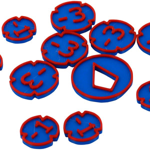 Feldherr Token Set multicolor für Disney Lorcana