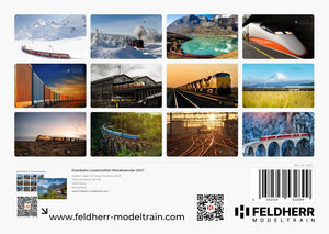 Railway Landscapes A3 Calendar 2027